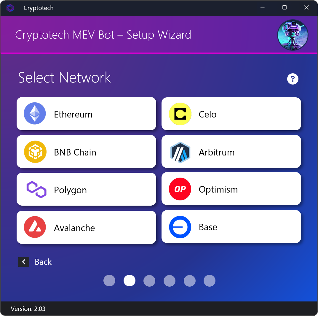 Crptotech MEV Bot Dashboard